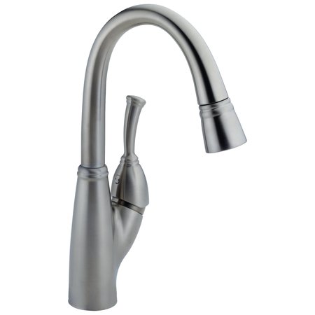 DELTA Allora Single Handle Pull-Down Bar / Prep Faucet 999-AR-DST-IN